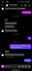 Customer testimonial