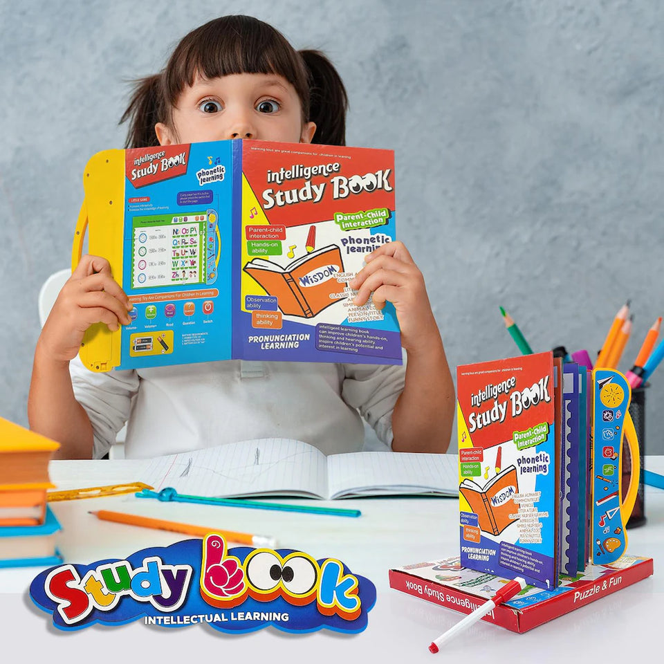 Intelligence Book English Letters & Learning Sound Book, Activities Book